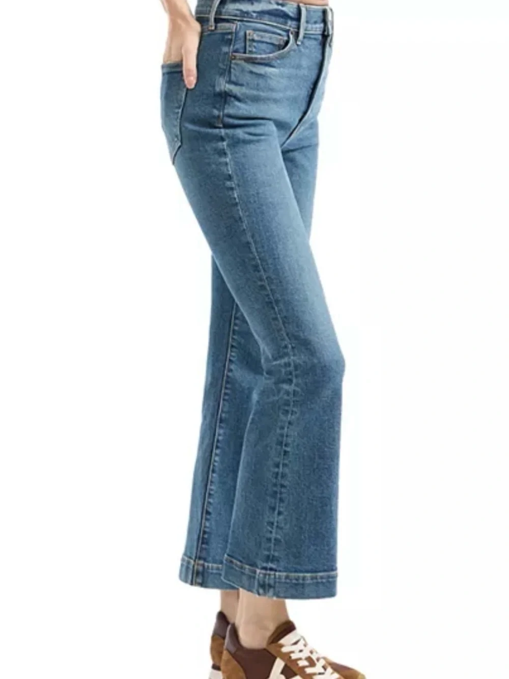 Veronica Beard Carson Ankle Flare High Rise Jeans
